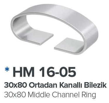 Ortadan Kanalli Bilezik