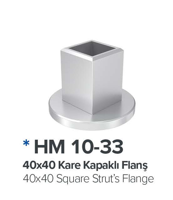 Kare Kapakli Flans