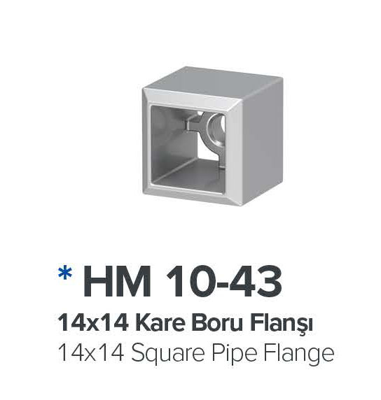 Kare Boru Flansi