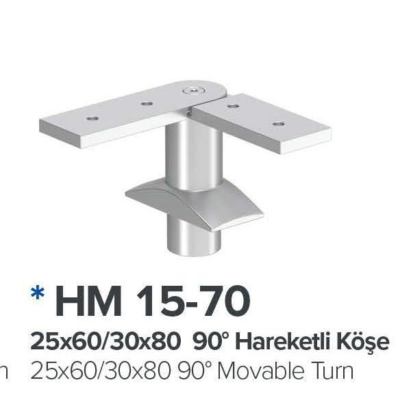 30X80 90 Hareketli Kose