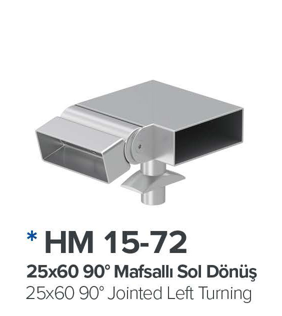 30X80 90 Mafsalli Sol Donus