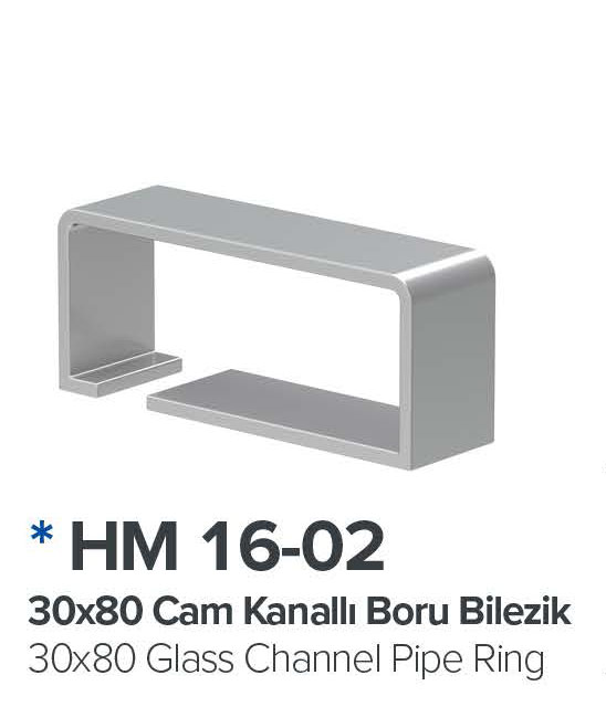 Cam Kanalli Boru Bilezik
