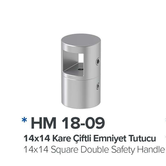 Kare Ciftli Emniyet Tutucu