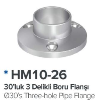 3 Delikli Boru Flansi
