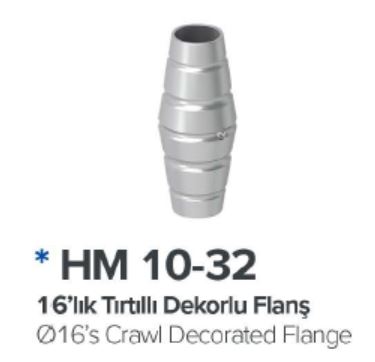 Tirtilli Dekorlu Flans