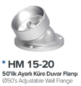 Ayarli Kure Duvar Flansi
