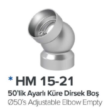 Ayarli Kure Dirsek Bos