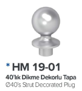 Dikme Dekorlu Tapa