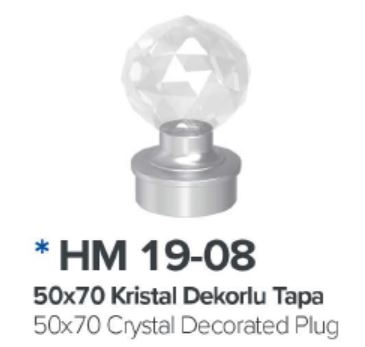 Kristal Dekorlu Tapa