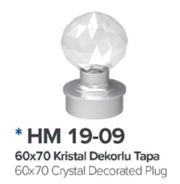 Kristal Dekorlu Tapa