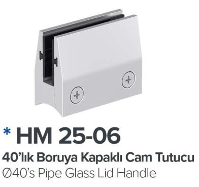 Boruya Kapakli Cam Tutucu